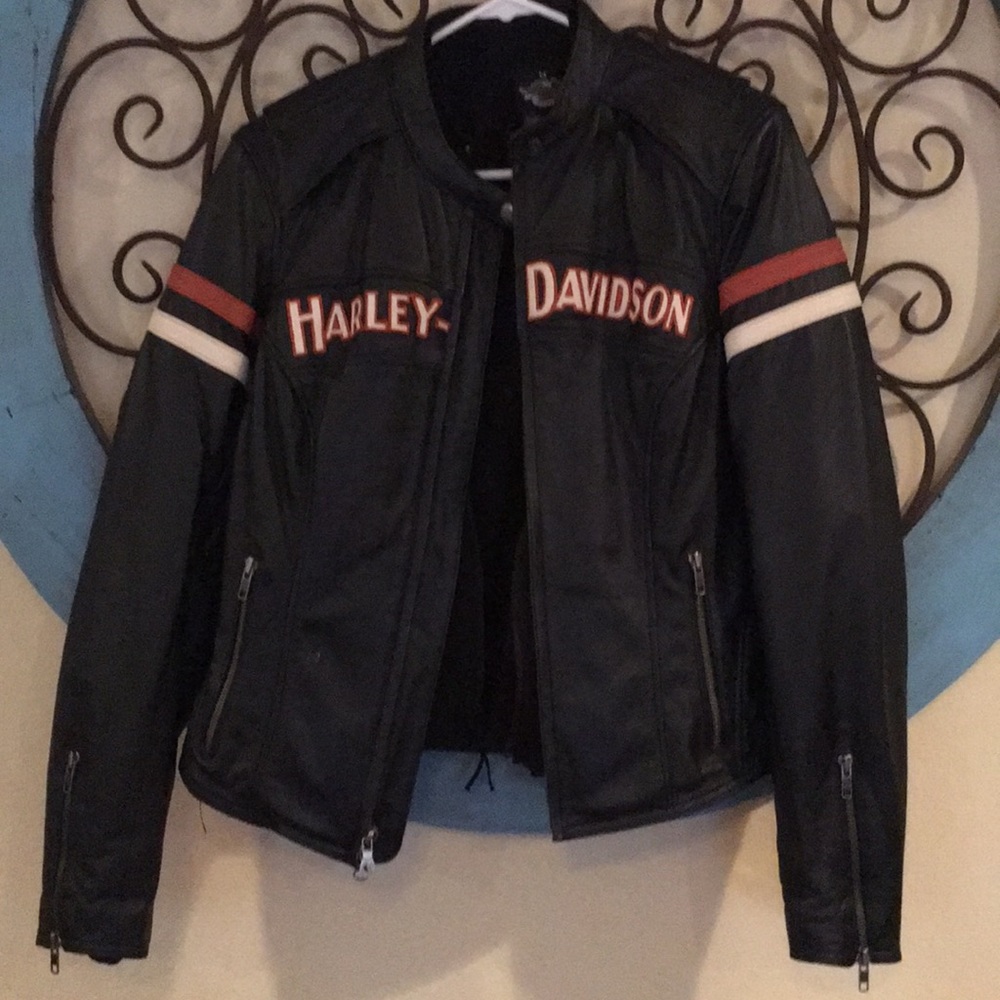 Women's Leather Harley Davidson Jacket